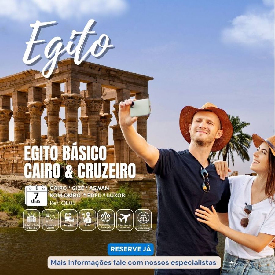 EGITO BÁSICO CAIRO E CRUZEIRO 7D (QE05)